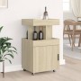 Engineered wood bar cart in Sonoma oak, 50x41x89 cm by , Sideboards - Ref: Foro24-848264, Price: 103,14 €, Discount: %