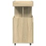 Engineered wood bar cart in Sonoma oak, 50x41x89 cm by , Sideboards - Ref: Foro24-848264, Price: 103,14 €, Discount: %