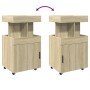 Engineered wood bar cart in Sonoma oak, 50x41x89 cm by , Sideboards - Ref: Foro24-848264, Price: 103,14 €, Discount: %