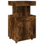 Engineered wood smoked oak bar cart 50x41x89 cm by , Sideboards - Ref: Foro24-848266, Price: 93,55 €, Discount: %