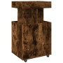 Carrito de bar madera de ingeniería roble ahumado 50x41x89 cm de , Aparadores - Ref: Foro24-848266, Precio: 93,55 €, Descuent...