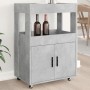 Engineered wood bar cart in gray concrete, 60x39.5x89 cm by , Sideboards - Ref: Foro24-848272, Price: 115,19 €, Discount: %