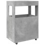 Engineered wood bar cart in gray concrete, 60x39.5x89 cm by , Sideboards - Ref: Foro24-848272, Price: 115,19 €, Discount: %