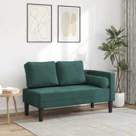 Daybed sofa with dark green velvet cushions by , Daybeds - Ref: Foro24-4007573, Price: 201,40 €, Discount: %