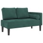 Sofa mit dunkelgrünen Samtkissen von , Tagesbetten - Ref: Foro24-4007573, Preis: 201,40 €, Rabatt: %