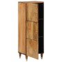 Aparador alto madera maciza de mango 40x33x110 cm de , Almacenamiento para CD y DVD - Ref: Foro24-358313, Precio: 154,43 €, D...