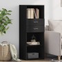 Aparador alto madera de ingeniería negro 45x42,5x124 cm de , Aparadores - Ref: Foro24-846167, Precio: 93,74 €, Descuento: %