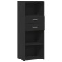 Aparador alto madera de ingeniería negro 45x42,5x124 cm de , Aparadores - Ref: Foro24-846167, Precio: 93,74 €, Descuento: %