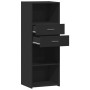 Aparador alto madera de ingeniería negro 45x42,5x124 cm de , Aparadores - Ref: Foro24-846167, Precio: 93,74 €, Descuento: %