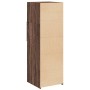 Aparador alto madera de ingeniería marrón roble 40x42,5x124 cm de , Aparadores - Ref: Foro24-846165, Precio: 98,99 €, Descuen...