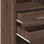 Hoher Schrank aus braunem Eichenfurnierholz 40x42,5x124 cm. von , Sideboards - Ref: Foro24-846165, Preis: 86,62 €, Rabatt: %