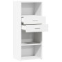 Hoher Schrank aus weißem Ingenieurholz 50x42,5x124 cm von , Sideboards - Ref: Foro24-846173, Preis: 96,76 €, Rabatt: %