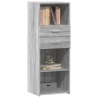 Aparador alto madera de ingeniería gris Sonoma 45x42,5x124 cm de , Aparadores - Ref: Foro24-846171, Precio: 107,18 €, Descuen...