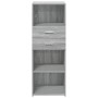 Aparador alto madera de ingeniería gris Sonoma 45x42,5x124 cm de , Aparadores - Ref: Foro24-846171, Precio: 107,18 €, Descuen...