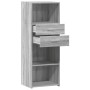 Aparador alto madera de ingeniería gris Sonoma 45x42,5x124 cm de , Aparadores - Ref: Foro24-846171, Precio: 107,18 €, Descuen...