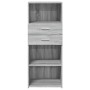 Hoher Schrank aus Sonoma-Eichenholzimitat 50x42,5x124 cm von , Sideboards - Ref: Foro24-846178, Preis: 110,64 €, Rabatt: %