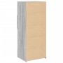 Aparador alto madera de ingeniería gris Sonoma 50x42,5x124 cm de , Aparadores - Ref: Foro24-846178, Precio: 110,64 €, Descuen...