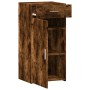 Aparador madera de ingeniería roble ahumado 45x42,5x93 cm de , Aparadores - Ref: Foro24-846289, Precio: 81,30 €, Descuento: %