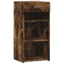 Aparador madera de ingeniería roble ahumado 45x42,5x93 cm de , Aparadores - Ref: Foro24-846324, Precio: 82,21 €, Descuento: %