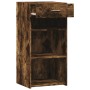 Aparador madera de ingeniería roble ahumado 45x42,5x93 cm de , Aparadores - Ref: Foro24-846324, Precio: 82,21 €, Descuento: %