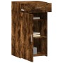 Aparador de madera de ingeniería roble ahumado 50x42,5x93 cm de , Aparadores - Ref: Foro24-846296, Precio: 86,99 €, Descuento: %