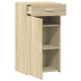 Aparador de madera de ingeniería roble Sonoma 50x42,5x93 cm de , Aparadores - Ref: Foro24-846294, Precio: 86,66 €, Descuento: %