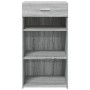 Aparador de madera de ingeniería gris Sonoma 50x42,5x93 cm de , Aparadores - Ref: Foro24-846332, Precio: 91,99 €, Descuento: %