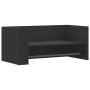 Engineered wood black wall shelf 70.5x35x30.5 cm by , Shelves and shelves - Ref: Foro24-848452, Price: 42,99 €, Discount: %