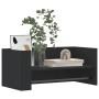 Engineered wood black wall shelf 70.5x35x30.5 cm by , Shelves and shelves - Ref: Foro24-848452, Price: 42,99 €, Discount: %