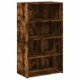 Aparador alto madera de ingeniería roble ahumado 70x41x124 cm de , Aparadores - Ref: Foro24-846408, Precio: 90,28 €, Descuent...