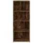 Tall smoked oak engineered wood sideboard 50x41x124 cm by , Sideboards - Ref: Foro24-846401, Price: 79,69 €, Discount: %