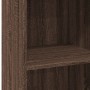 Tall brown oak veneer sideboard 50x41x124 cm by , Sideboards - Ref: Foro24-846403, Price: 81,93 €, Discount: %