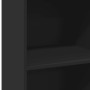 Tall black engineered wood sideboard 50x41x124 cm by , Sideboards - Ref: Foro24-846398, Price: 81,93 €, Discount: %