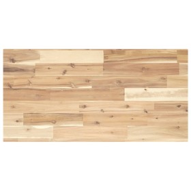 Encimera tocador de baño madera acacia sin tratar 100x40x2 cm de , Tocadores de baño - Ref: Foro24-3279657, Precio: 49,36 €, ...