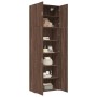 Aparador alto madera de ingeniería marrón roble 80x42,5x249 cm de , Aparadores - Ref: Foro24-3281370, Precio: 262,45 €, Descu...