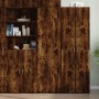 Aparador de madera de ingeniería roble ahumado 50x42,5x185 cm de , Aparadores - Ref: Foro24-3281417, Precio: 154,95 €, Descue...