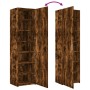 Aparador de madera de ingeniería roble ahumado 50x42,5x185 cm de , Aparadores - Ref: Foro24-3281417, Precio: 154,95 €, Descue...