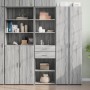 Engineered wood sideboard in Sonoma grey, 50x42.5x185 cm by , Sideboards - Ref: Foro24-3281460, Price: 140,61 €, Discount: %