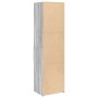 Aparador de madera de ingeniería gris Sonoma 50x42,5x185 cm de , Aparadores - Ref: Foro24-3281460, Precio: 140,61 €, Descuent...