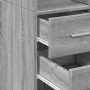 Aparador de madera de ingeniería gris Sonoma 50x42,5x185 cm by , Sideboards - Ref: Foro24-3281460, Price: 139,11 €, Discount: %