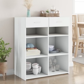 Engineered wood white sideboard 80x42.5x93 cm by , Sideboards - Ref: Foro24-3281476, Price: 125,17 €, Discount: %