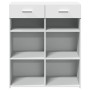 Engineered wood white sideboard 80x42.5x93 cm by , Sideboards - Ref: Foro24-3281476, Price: 125,36 €, Discount: %