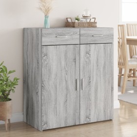 Engineered wood sideboard in Sonoma grey, 80x42.5x93 cm by , Sideboards - Ref: Foro24-3281474, Price: 145,99 €, Discount: %