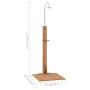 Solid teak wood garden shower 75x75x210 cm by vidaXL, Pool and spa accessories - Ref: Foro24-312276, Price: 222,98 €, Discoun...