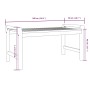 Couchtisch aus massivem Akazienholz, 100 x 50 x 50 cm von vidaXL, Couchtisch - Ref: Foro24-312136, Preis: 60,05 €, Rabatt: %