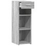 Aparador de madera de ingeniería gris Sonoma 30x42,5x93 cm de , Aparadores - Ref: Foro24-846311, Precio: 74,33 €, Descuento: %