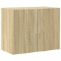 Aparador alto madera de ingeniería roble Sonoma 80x42,5x249 cm de , Aparadores - Ref: Foro24-3281366, Precio: 264,51 €, Descu...