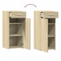 Aparador de madera de ingeniería roble Sonoma 40x42,5x93 cm de , Aparadores - Ref: Foro24-846280, Precio: 76,80 €, Descuento: %