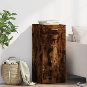 Engineered wood smoked oak sideboard 40x42.5x93 cm by , Sideboards - Ref: Foro24-846282, Price: 76,99 €, Discount: %