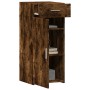 Aparador madera de ingeniería roble ahumado 40x42,5x93 cm de , Aparadores - Ref: Foro24-846282, Precio: 76,80 €, Descuento: %